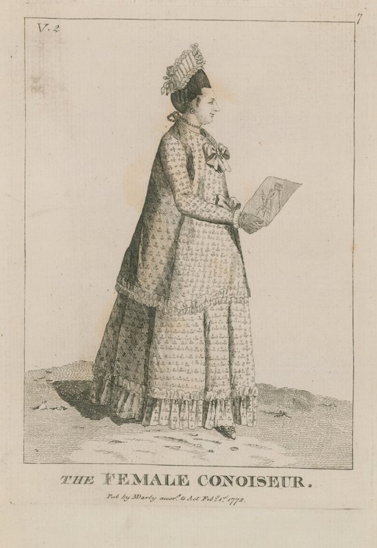 The Female Connoisseur by English School