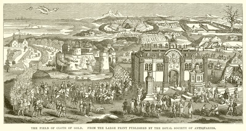 The Field of Cloth of Gold by English School