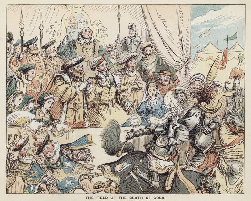 The Field of the Cloth of Gold by English School