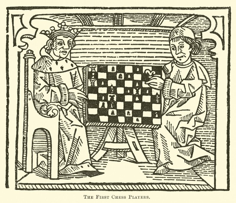 The First Chess Players by English School