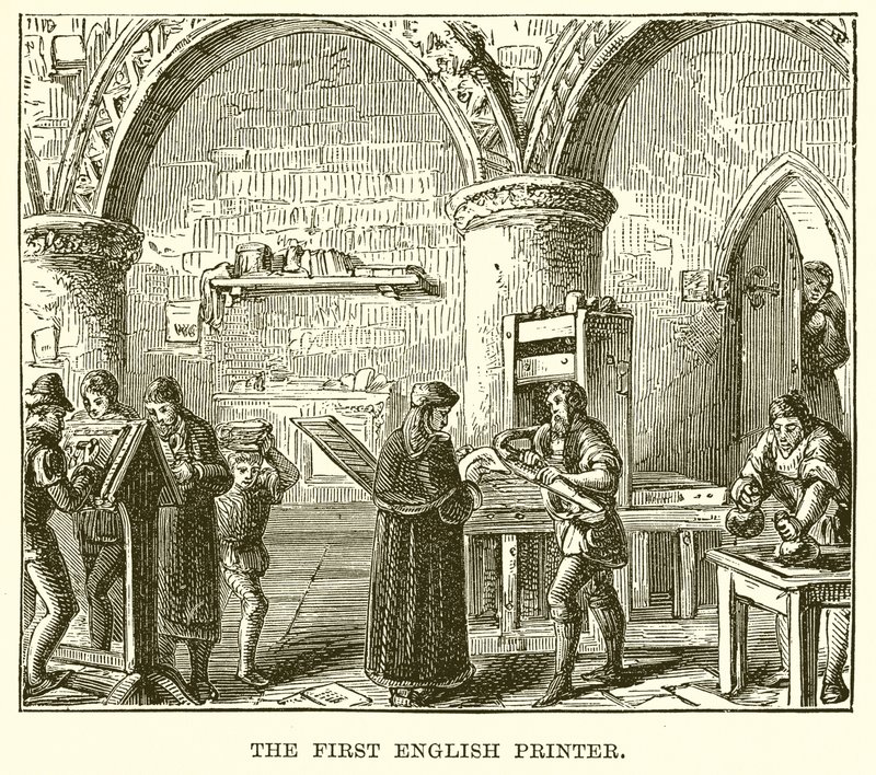 The First English Printer by English School