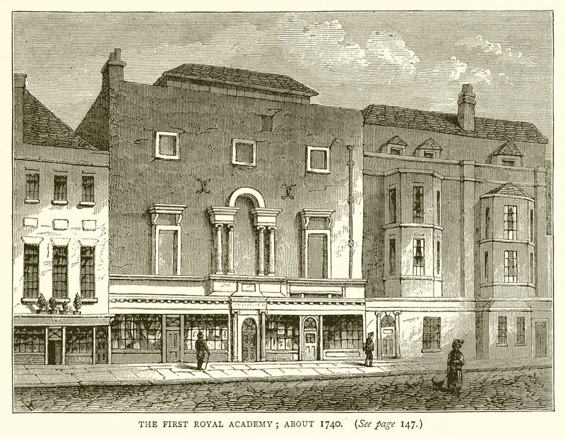 The First Royal Academy; About 1740 by English School