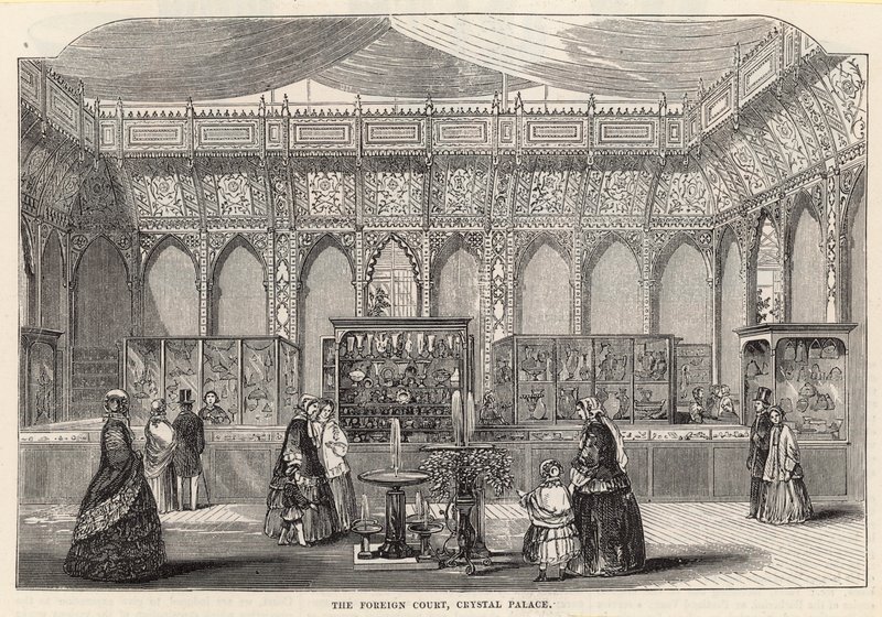 The Foreign Court, Crystal Palace by English School