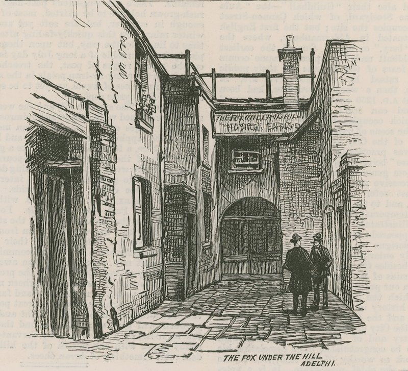 The Fox Under the Hill, Adelphi, London by English School
