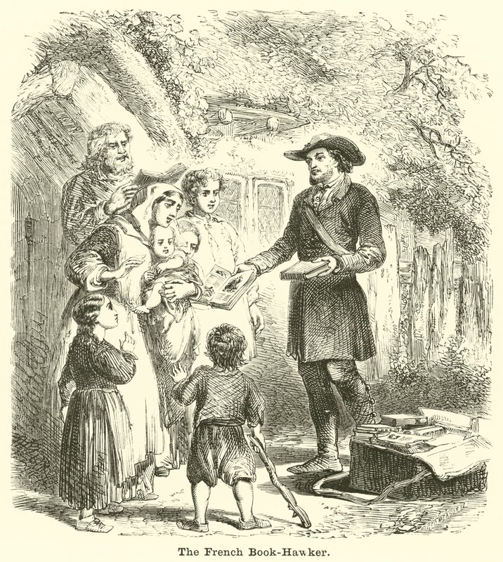 The French Book-Hawker by English School