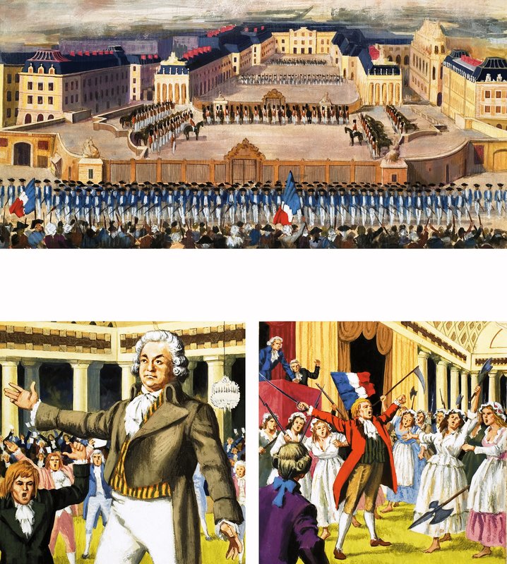 The French Revolution by English School
