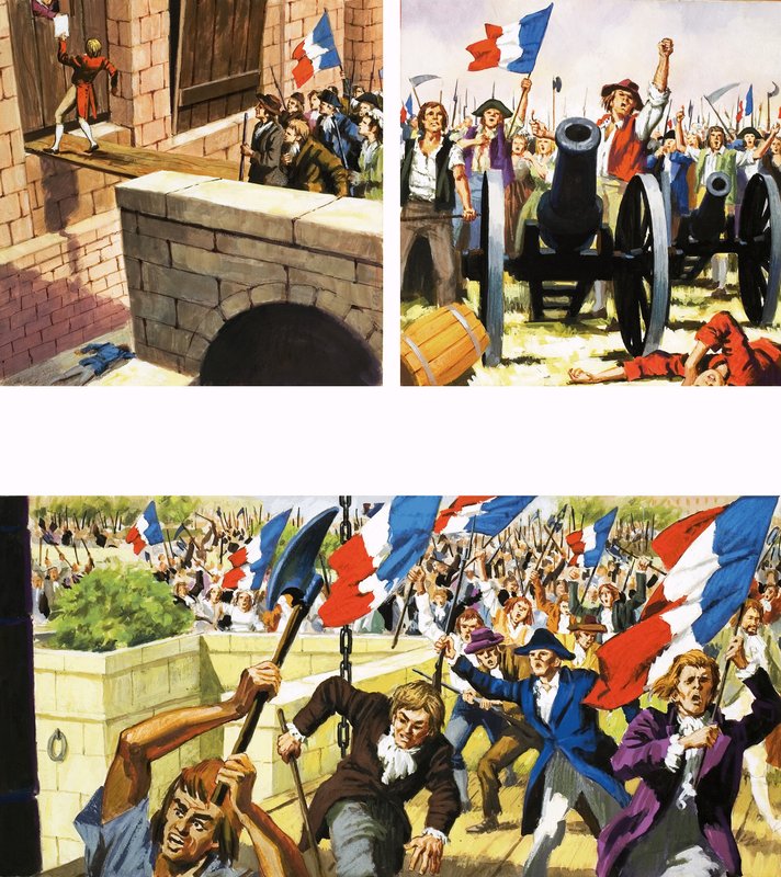 The French Revolution by English School