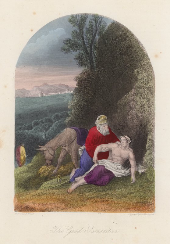 The Good Samaritan by English School
