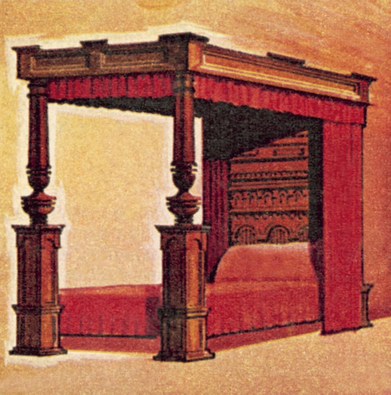 The Great Bed of Ware by English School