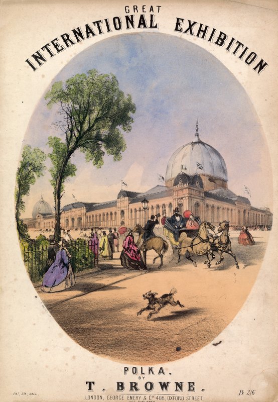 The Great International Exhibition (1862) by English School