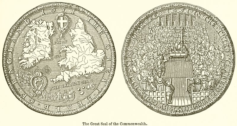 The Great Seal of the Commonwealth by English School