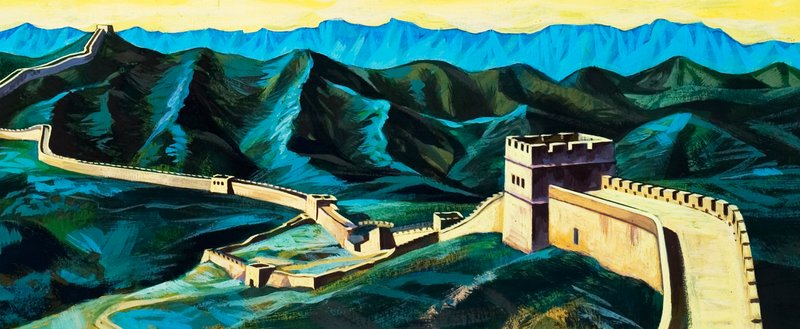 The Great Wall of China by English School