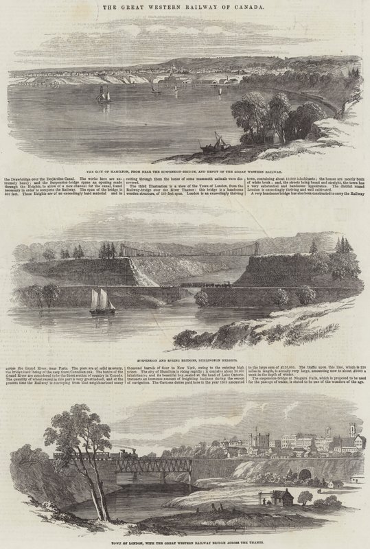 The Great Western Railway of Canada by English School