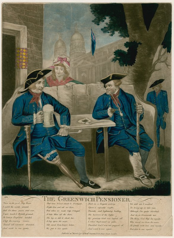 The Greenwich Pensioner by English School