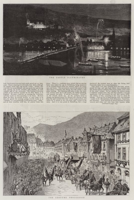 The Heidelberg Festivities by English School