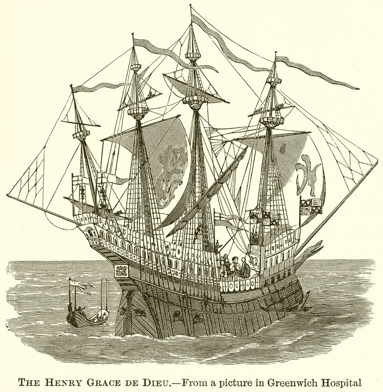The Henry Grace de Dieu by English School
