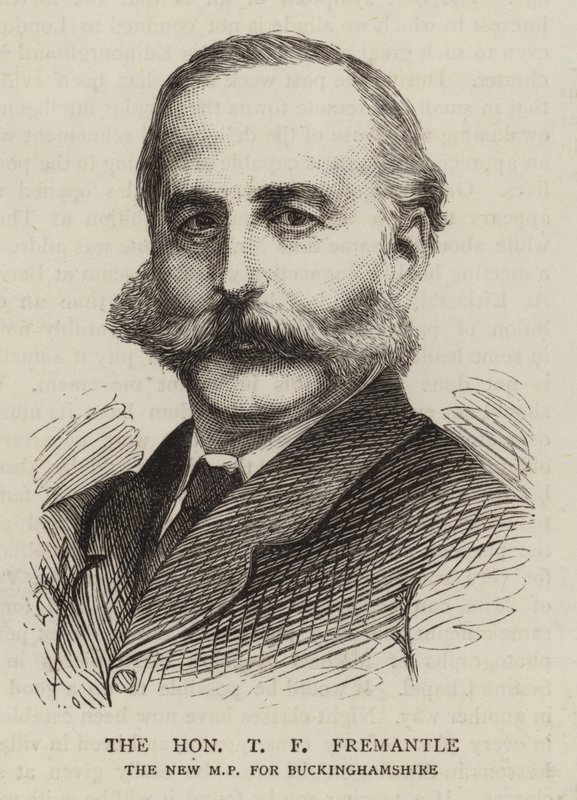 The Honourable T F Fremantle (engraving) by English School