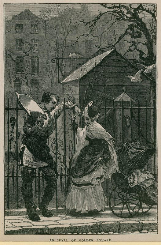 The Idyll of Golden Square by English School