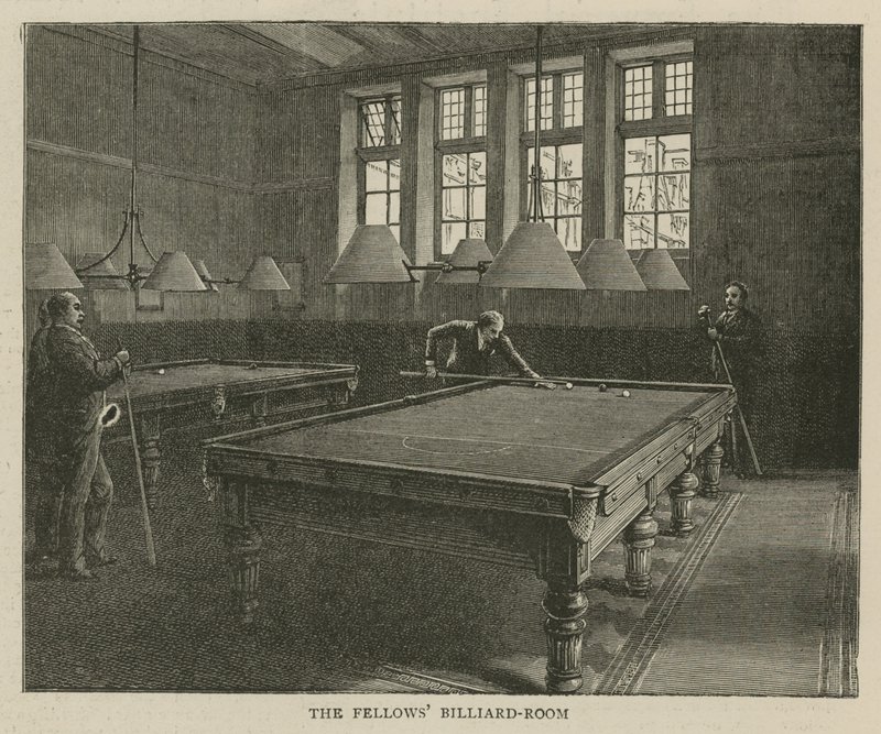 The Imperial Institute: The Fellows Billiard Room by English School