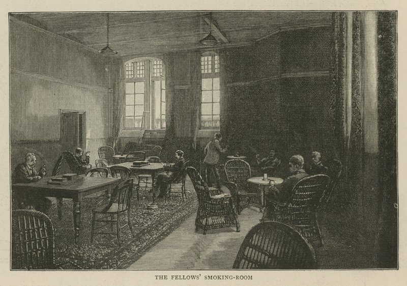 The Imperial Institute: The Fellows Smoking Room by English School