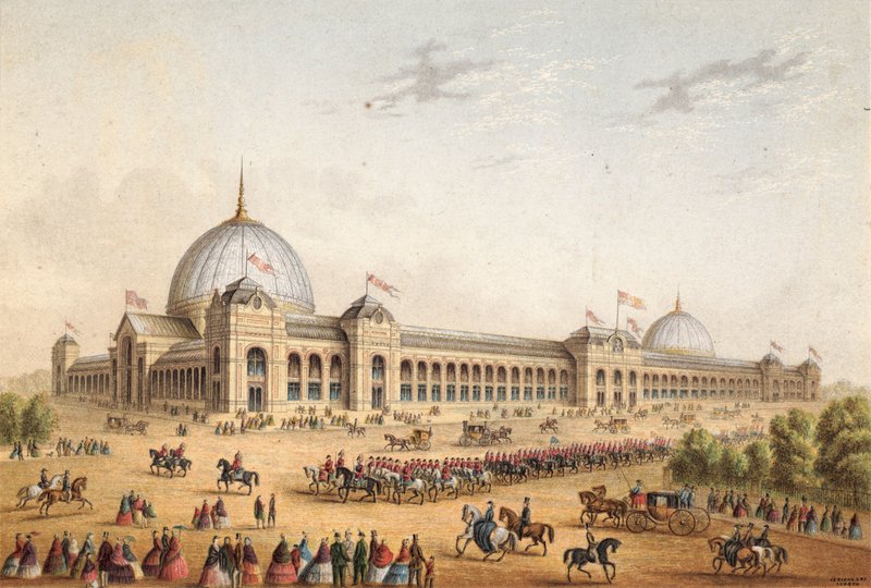 The International Exhibition Building of 1862 by English School