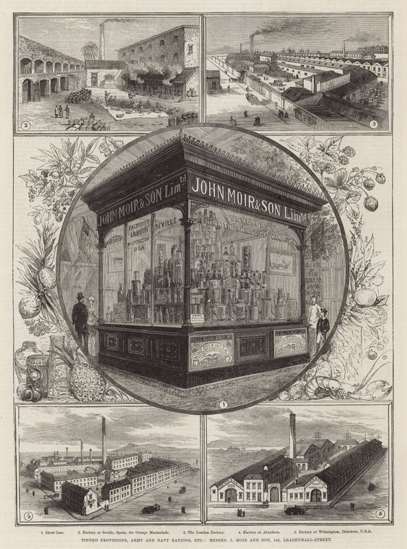 The International Health Exhibition: Tinned Provisions by English School
