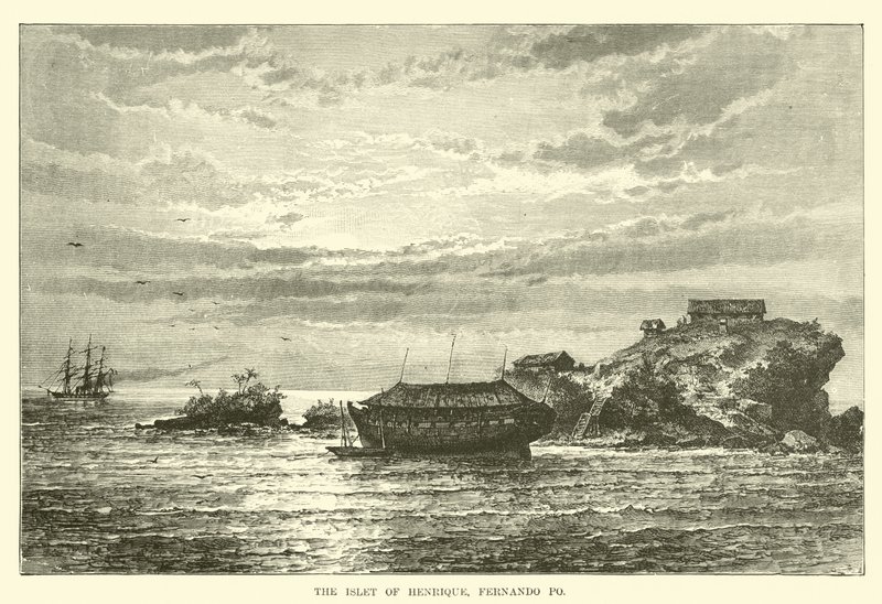 The Islet of Henrique, Fernando Po by English School