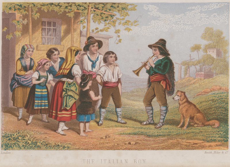 The Italian Boy by English School