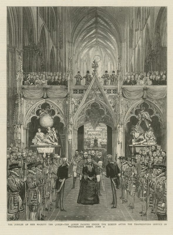 The Jubilee of Her Majesty The Queen by English School