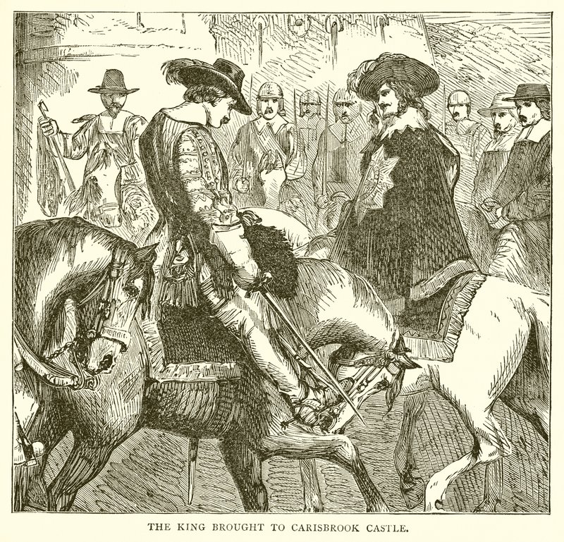 The King Brought to Carisbrook Castle by English School