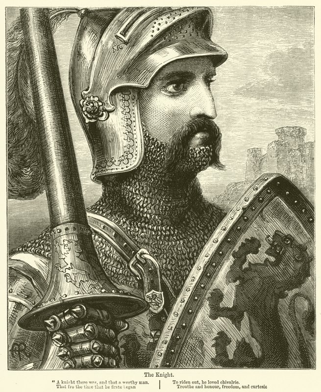 The Knight by English School