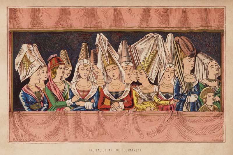 The Ladies at the Tournament by English School