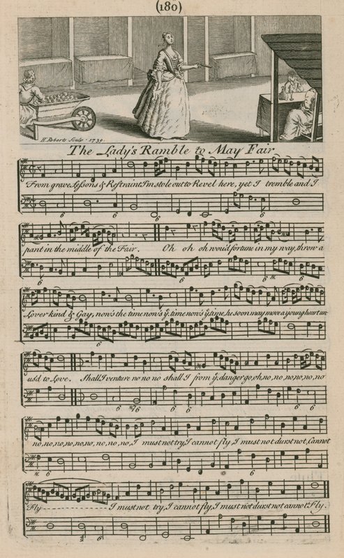 The Ladys Ramble to May Fair by English School