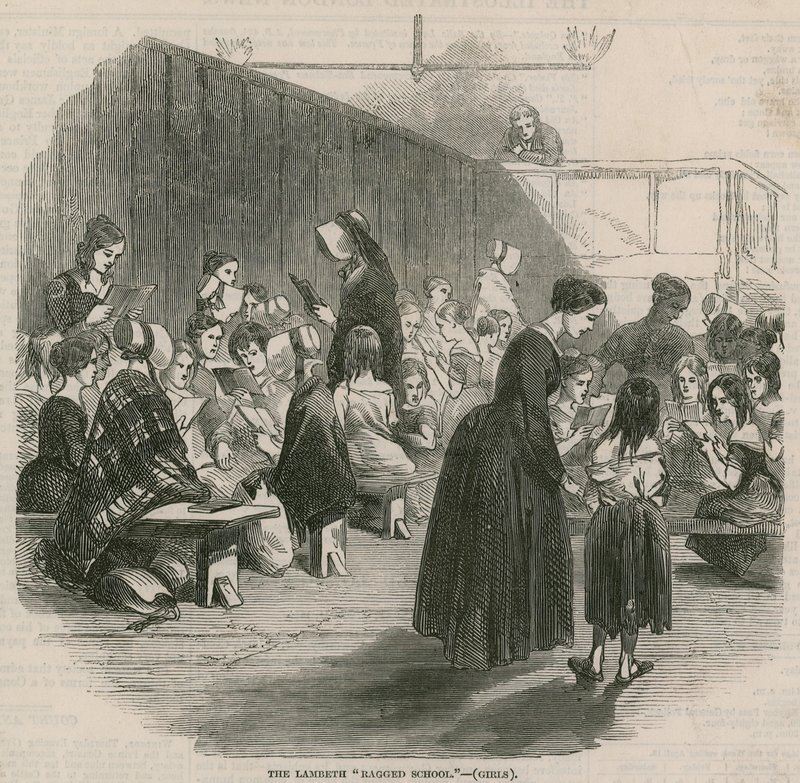 The Lambeth Ragged School for Girls by English School