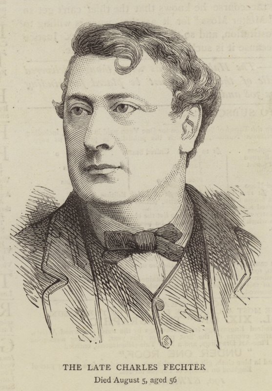 The Late Charles Fechter by English School