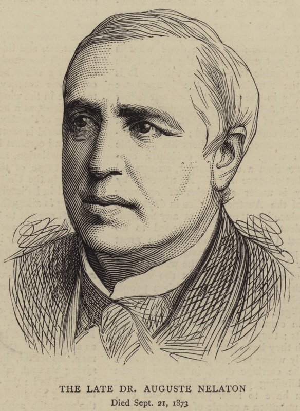 The Late Dr Auguste Nelaton by English School