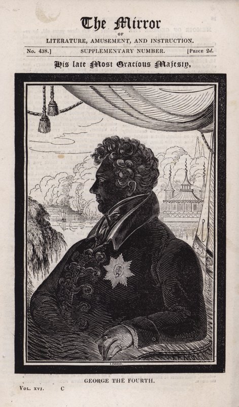 The Late King George IV by English School