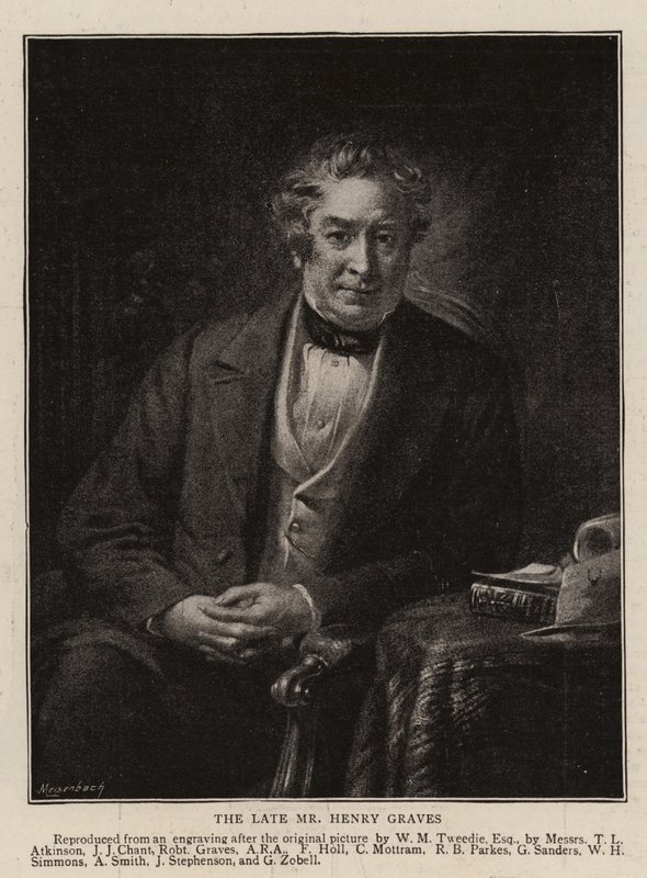 The Late Mr Henry Graves by English School