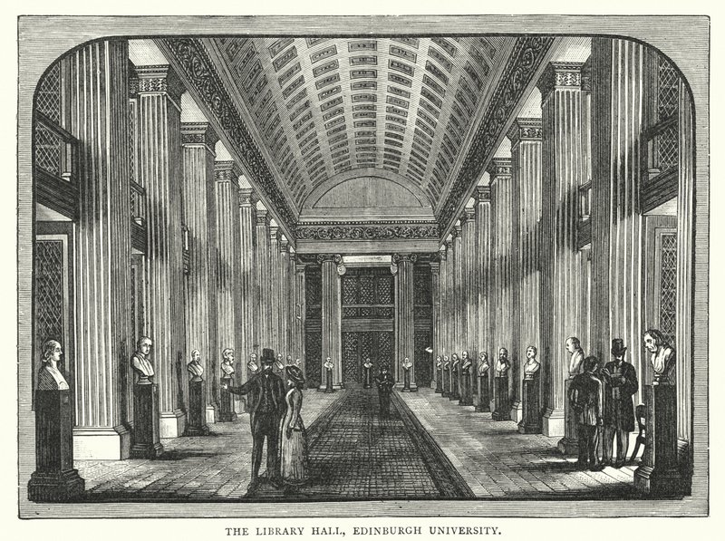 The Library Hall, Edinburgh University by English School
