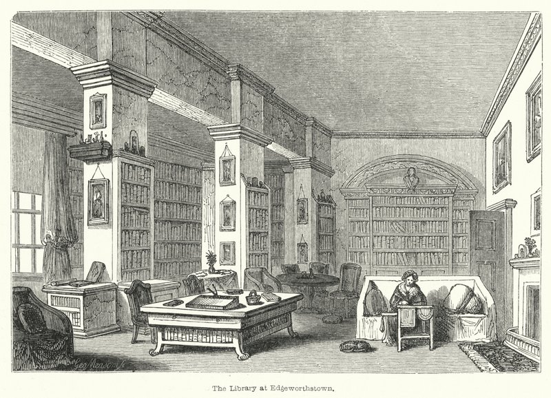 The Library at Edgeworthstown by English School