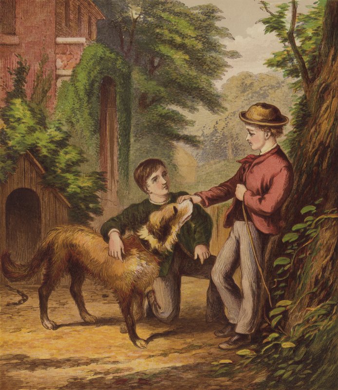 The Little Dog Trusty by English School