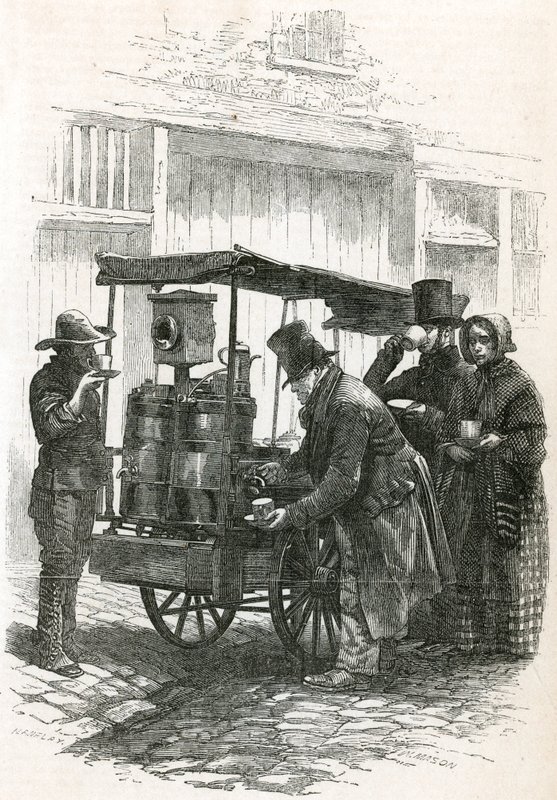 The London Coffee-Stall by English School