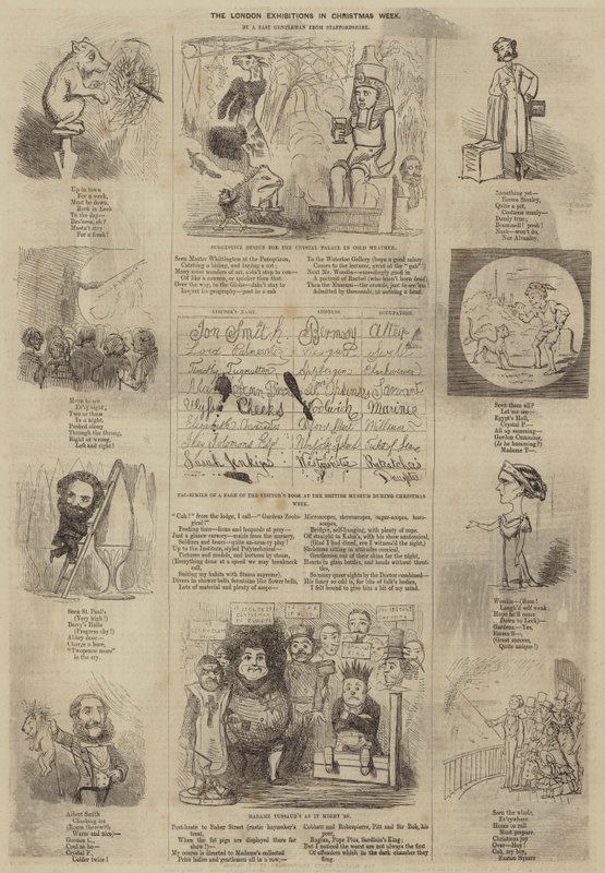 The London Exhibitions in Christmas Week by English School