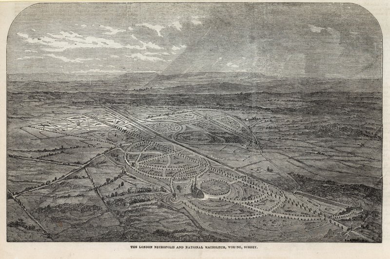 The London Necropolis and National Mausoleum by English School