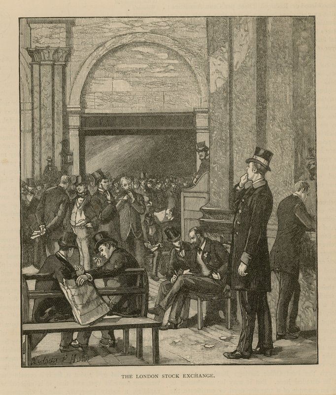 The London Stock Exchange by English School
