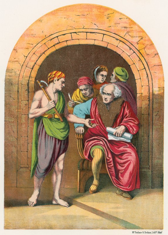 The Lord of the Vineyard by English School