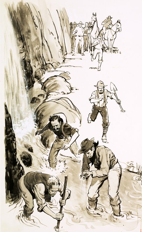The Lost Adams Diggings by English School