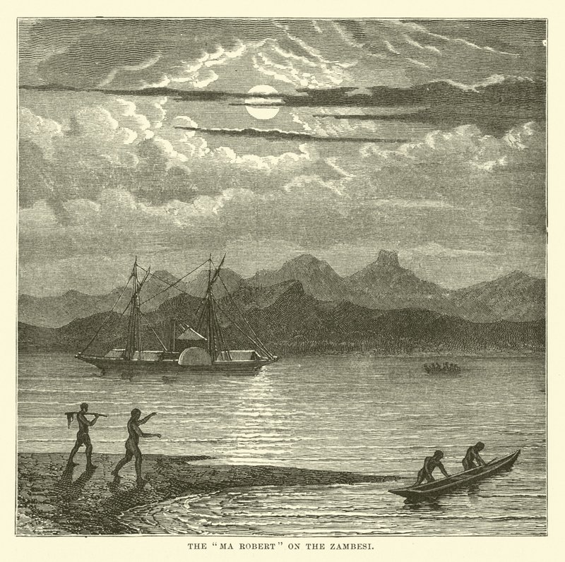 The Ma Robert on the Zambesi by English School