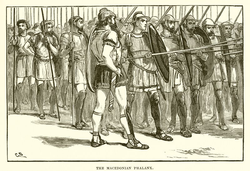 The Macedonian Phalanx by English School