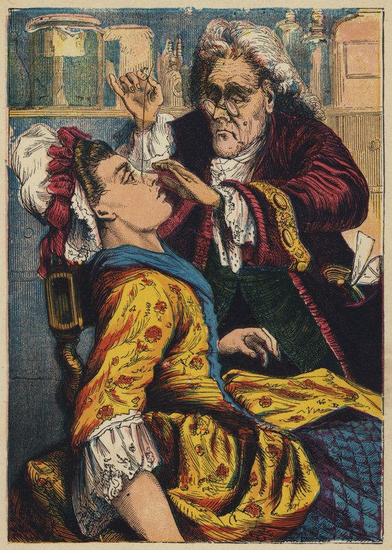 The Maid and the Doctor by English School